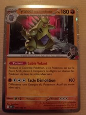 Carte Pokemon Tyranocif de la Team Rocket 096/182 Promo Holo cosmos EV10 Fr