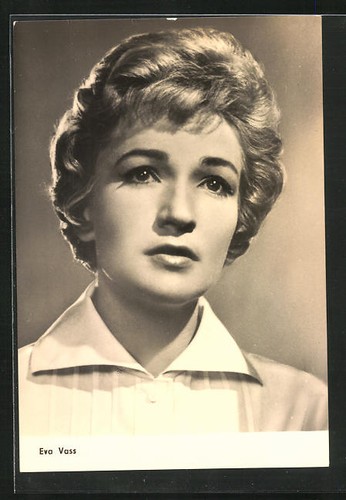 Carte postale actrice eva - carte, l'actrice