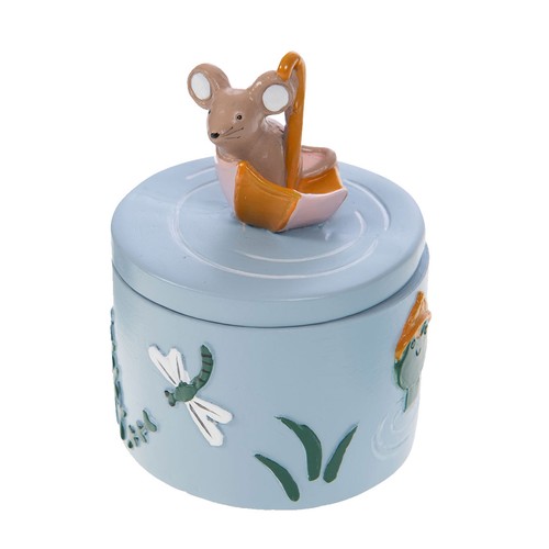 Boite dents lait gris - lait,
