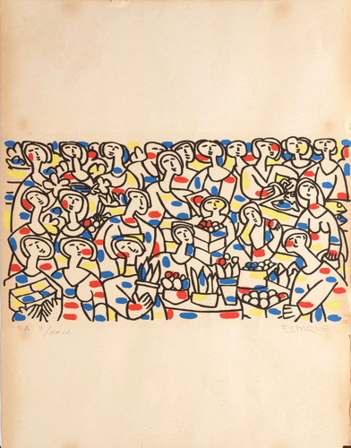 Litho signée estaque epreuve - litho,