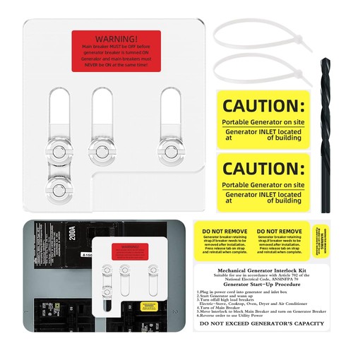 Generator interlock kit - generator,
