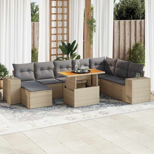 Salon jardin avec coussins - de,