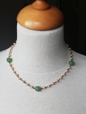 Collier en argent doré