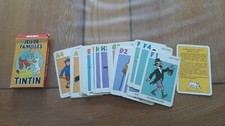 tintin jeu de carte JEU DE FAMILLES an 1993 hergé