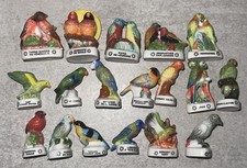 FEVE ATLAS BRILLANTES SÉRIE COMPLÈTE 2006 " LES OISEAUX DES ILES " 18 FEVES