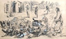 Dessin Ancien Signé Eugène