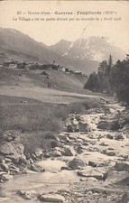 Carte postale ancienne HAUTES-ALPES QUEYRAS-FONGILLARDE 40 éd peyrot timb. 1909