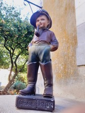 Statue En Plâtre Polychrome