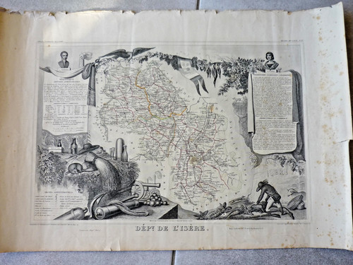 Victor levasseur isère carte - isère,