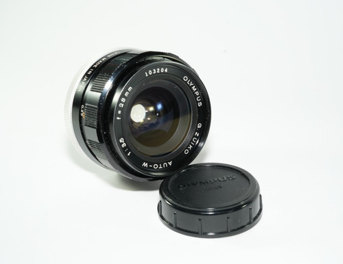 Objectif grand angle olympus - objectif,