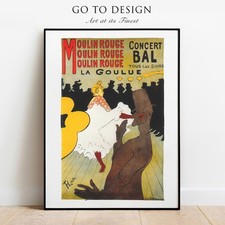 Affiche Giclée Moulin Rouge