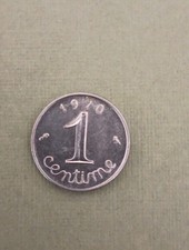 Pièce de monnaie 1 centime épi 1967 République Française