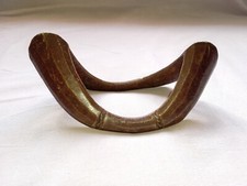 ANCIEN BRACELET CHEVILLE BRONZE  AFRIQUE OUEST- BIJOU ETHNIQUE-ART TRIBAL-XIXème