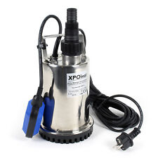XPOtool Pompe submersible 7500l/h Pompe eaux usées 400W Pompe de jardin Puits