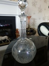 Ancienne Carafe En Cristal De