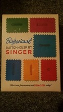 Singer Professional Buttonholer 381116 Slant Needle Zig-Zag Sewing Machines