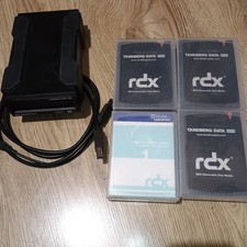 Lecteur RDX QuikStor USB3+ Externe RMN-D-02-14 + 4 cassettes RDX 1 To