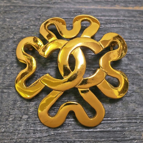 Broche épingle vintage chanel - broche,