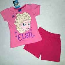 DISNEY pyjama short fille LA REINE DES NEIGES frozen rose taille 2 ou 3 ans