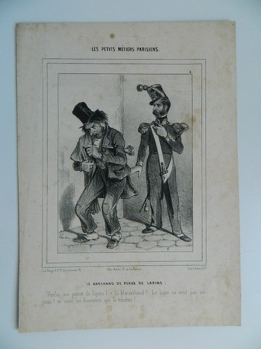 Gravure petits metiers - petits,
