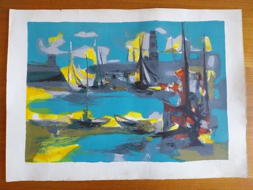Lithographie marcel mouly - lithographie,