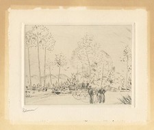 LABOUREUR JEAN EMILE GRAVURE
