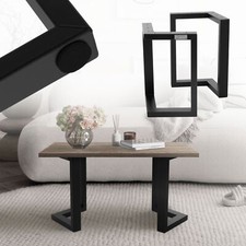 Pieds table v acier - de,