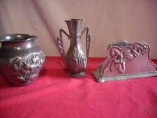 lot objet etain style art
