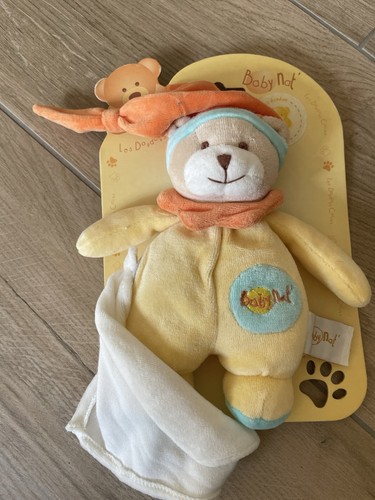 Doudou peluche ours babynat - peluche,