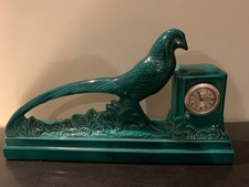 Horloge Sculpture Art déco faisan