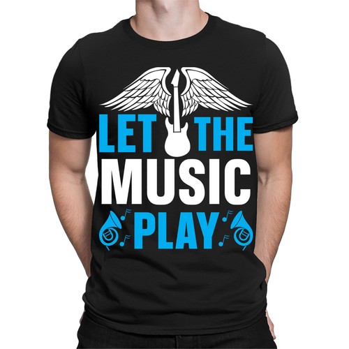 Shirts let the music - let,