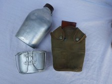 Gourde bidon complet armée française guerre Indochine / Algérie