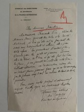 LETTRE MANUSCRITE ADRESSEE AU