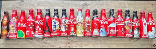 Lot bouteilles coca cola - bouteilles,