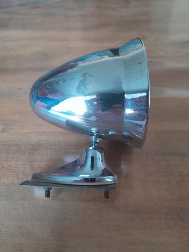 Retroviseur obus chrome - retroviseur,