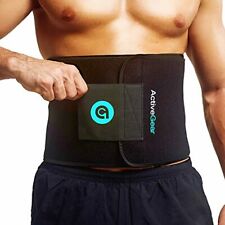  Waist Trimmer Belt Slim Body Sweat Wrap for Stomach and Back Lumbar 
