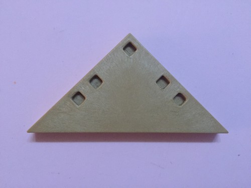 Plaque base triangulaire - plaque,
