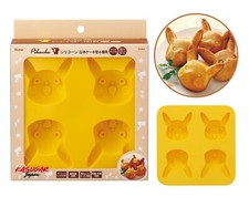 lot de 4 mini moule madeleine en silicone Pikachu neuf patineur du Japon