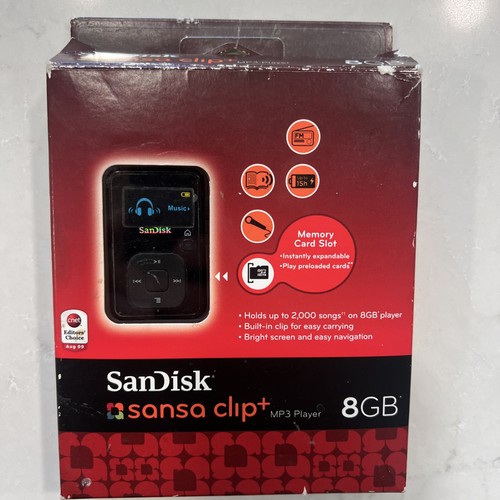 Sandisk sansa clip - black, 8gb