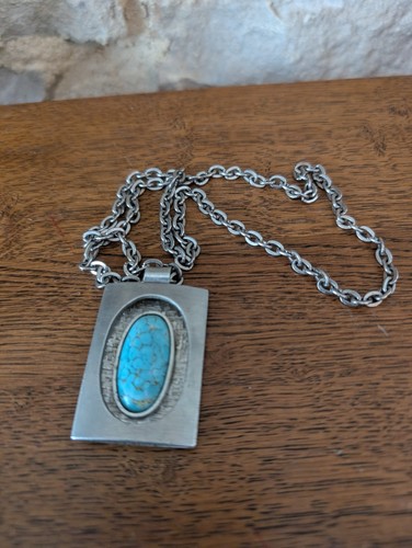 Collier moderniste pendentif - collier,