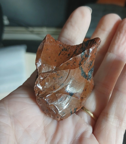 Obsidienne acajou brune - , ou