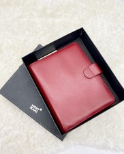 MontBlanc organiser en cuir bordeaux avec kit pour organiser
