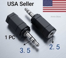 New 5mm male to - 1, 3.5mm