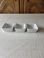 3 Ramequins Carré Moule Plat