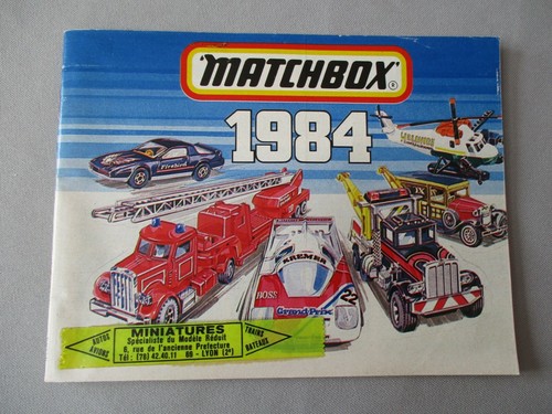 Dv10002 catalogue matchbox - catalogue,