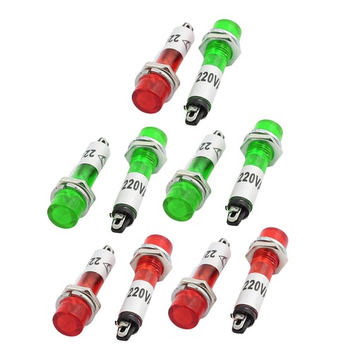 10pcs 220v plastique 7mm - ac,