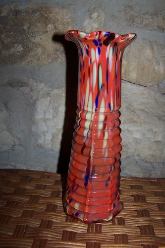 Ancien vase verre souffle - en,