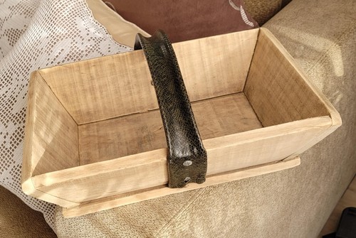 Panier bois baquet anse - ou,