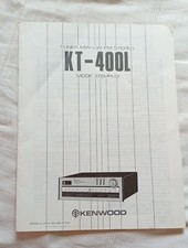 Notice Tuner Kenwood KT 400L