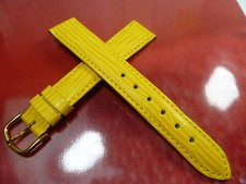 16 mm BRACELET DE MONTRE JAUNE